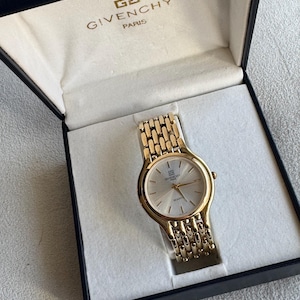 Vintage GIVENCHY Gold Plated Quartz Watch (unisex Style) - Etsy