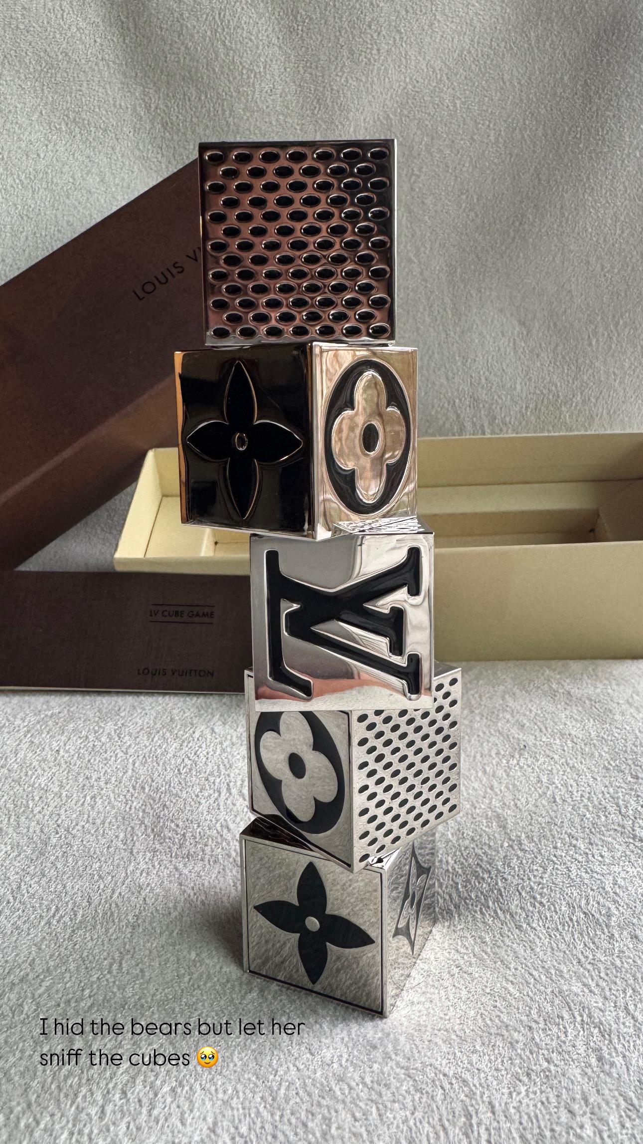 Authentic LV Metal Magnetic Cube Game (decorative Accents) - Etsy