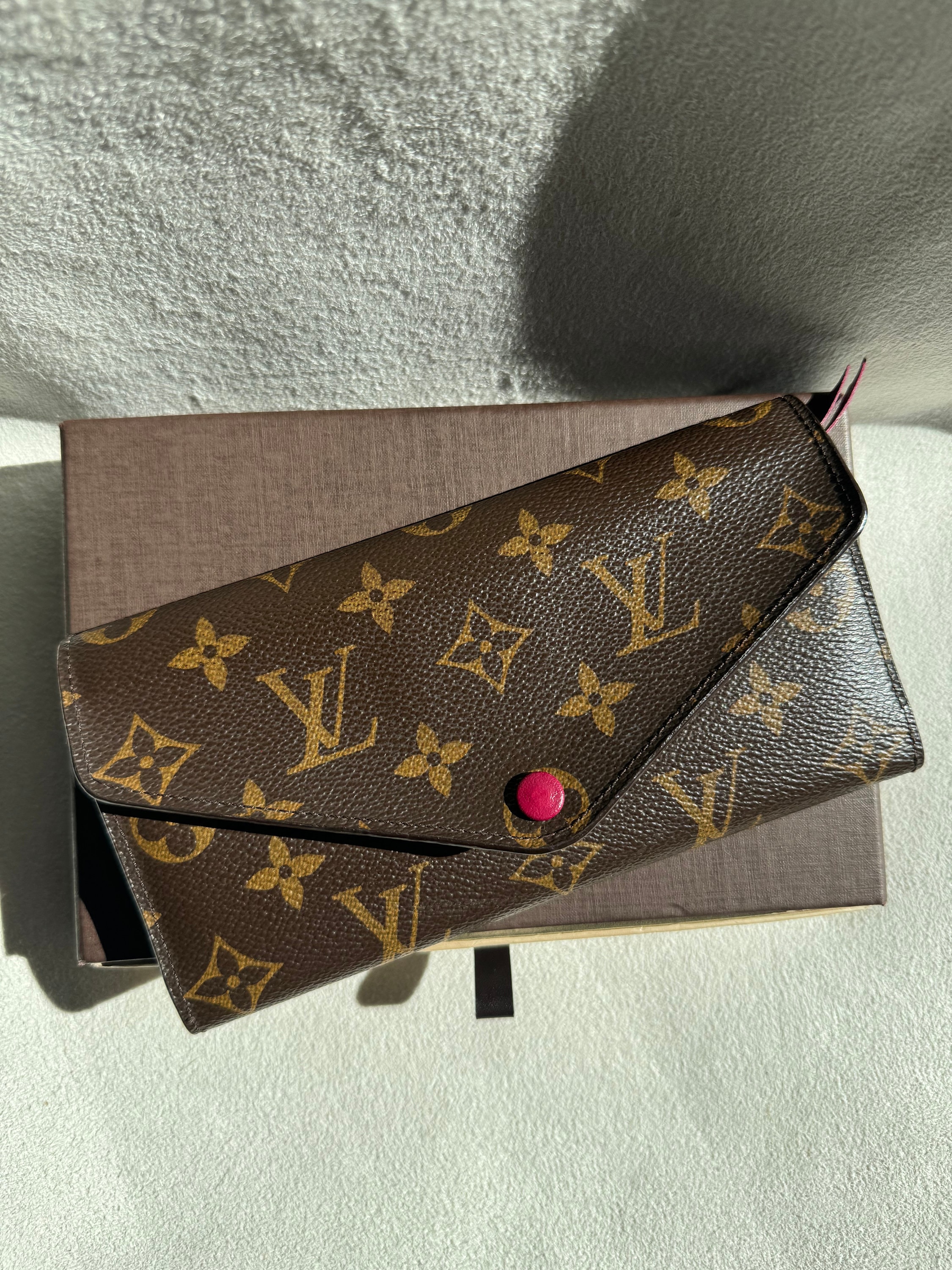 Authentic LV Monogram Long Wallet - Etsy