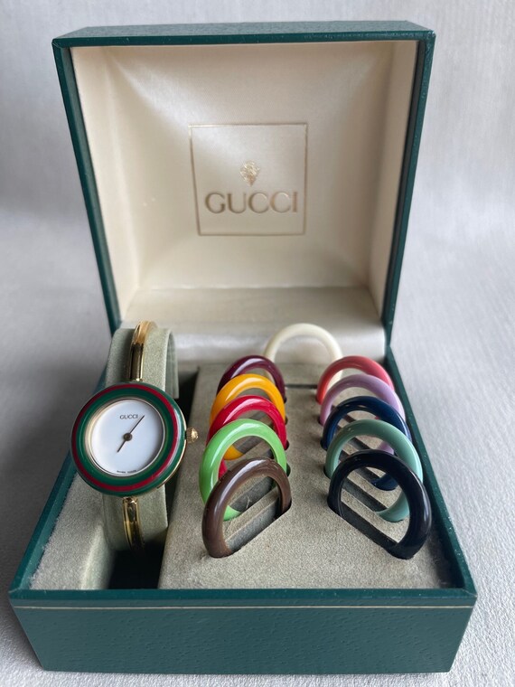 Vintage gucci multi bezel Gem