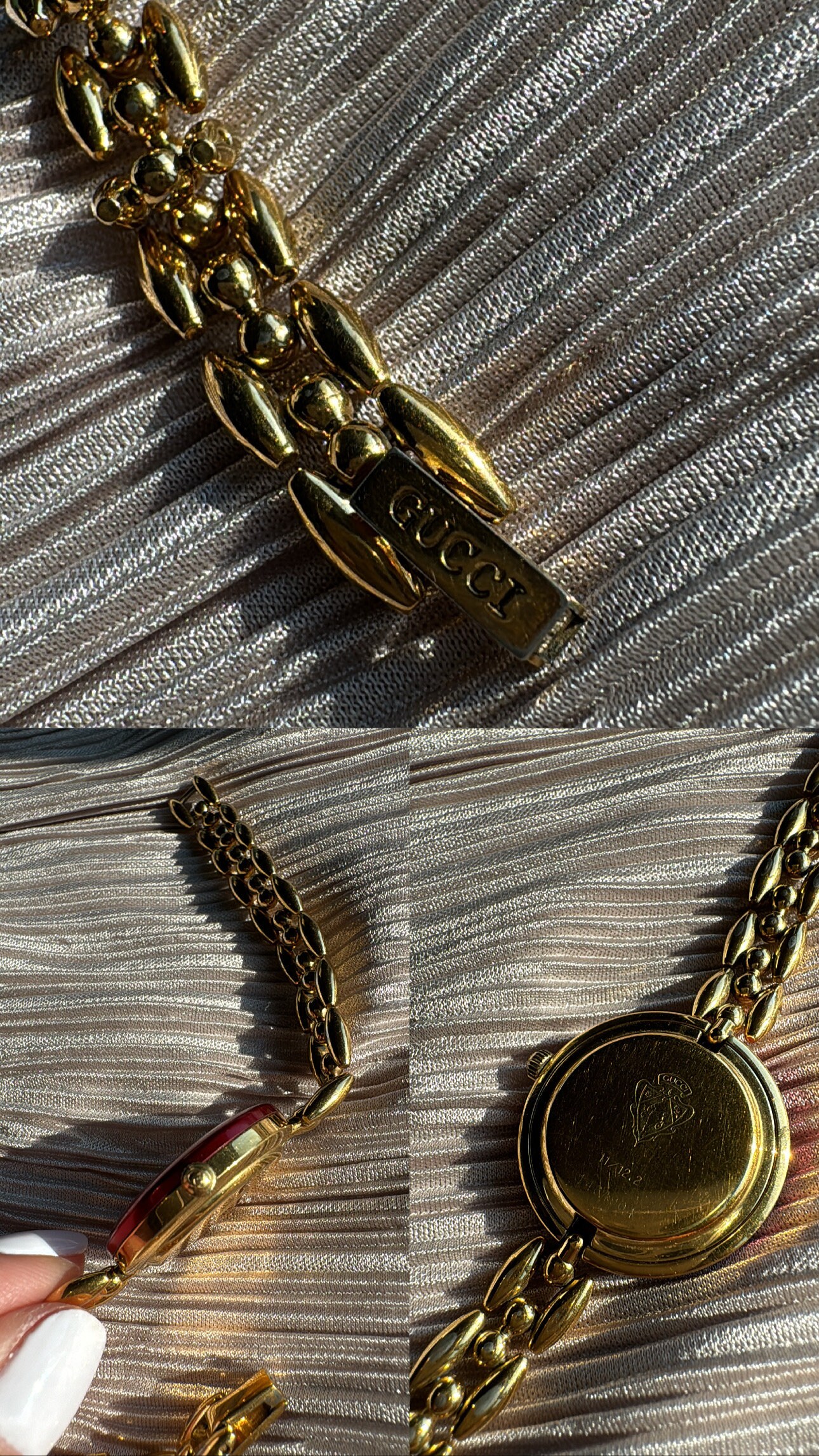 Vintage GUCCI Multi Bezel Gold Link Watch, Circa 1990s - Etsy