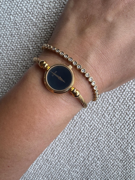 Vintage GUCCI 2700L Cable Bangle Watch - Etsy