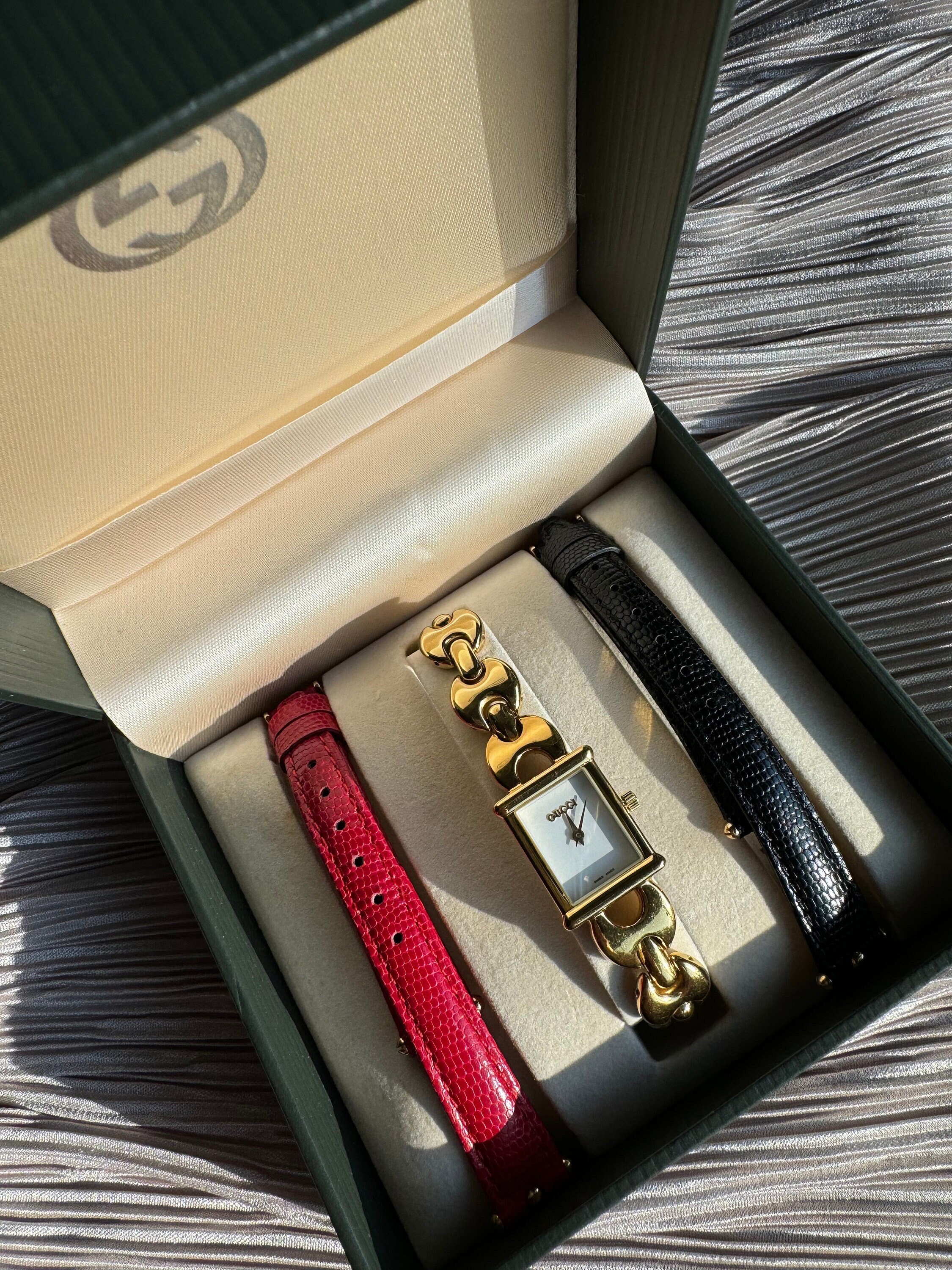 Vintage GUCCI With Interchangeable Straps, Circa 1990s - Etsy