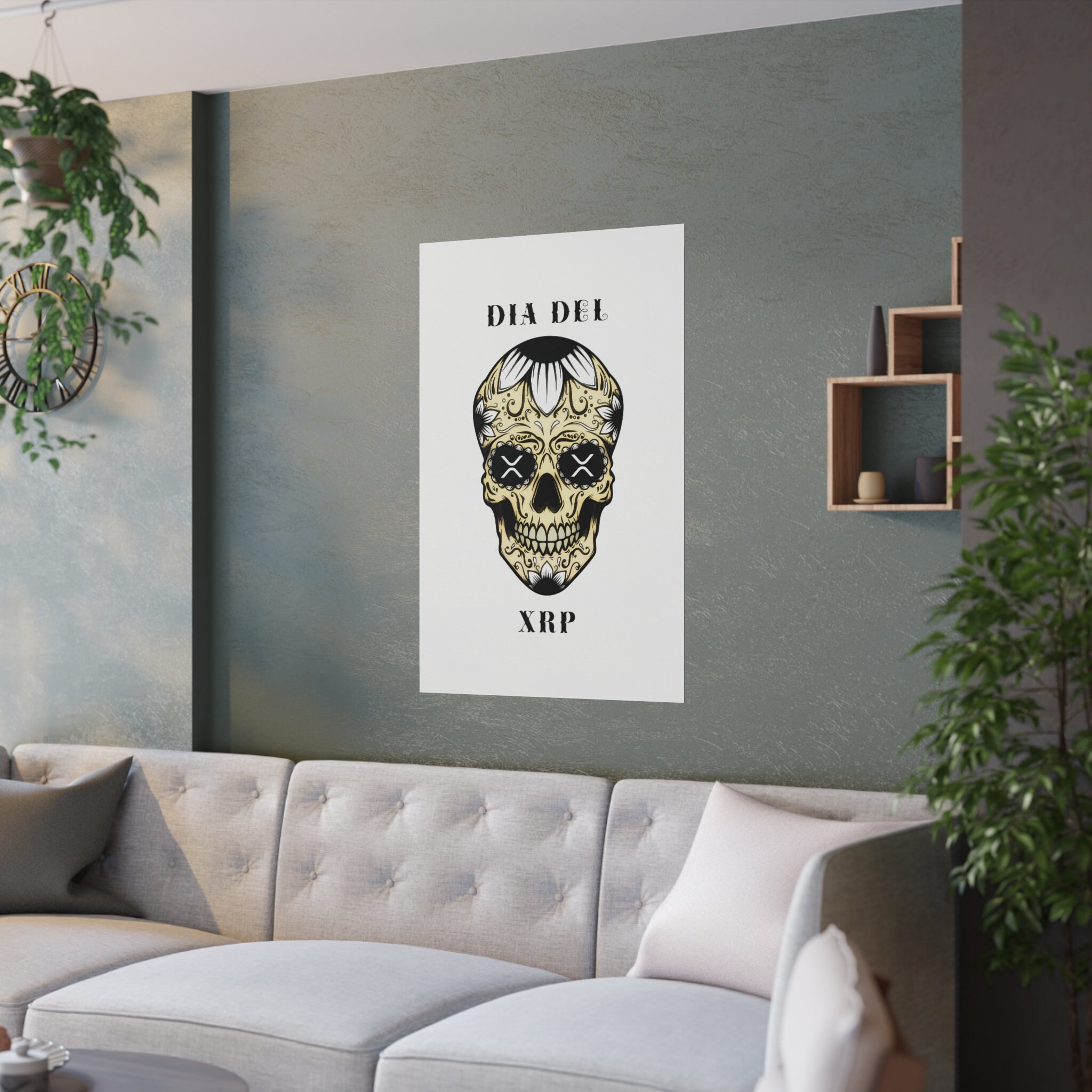 Dia Del XRP Cryptocurrency Satin Poster - Etsy