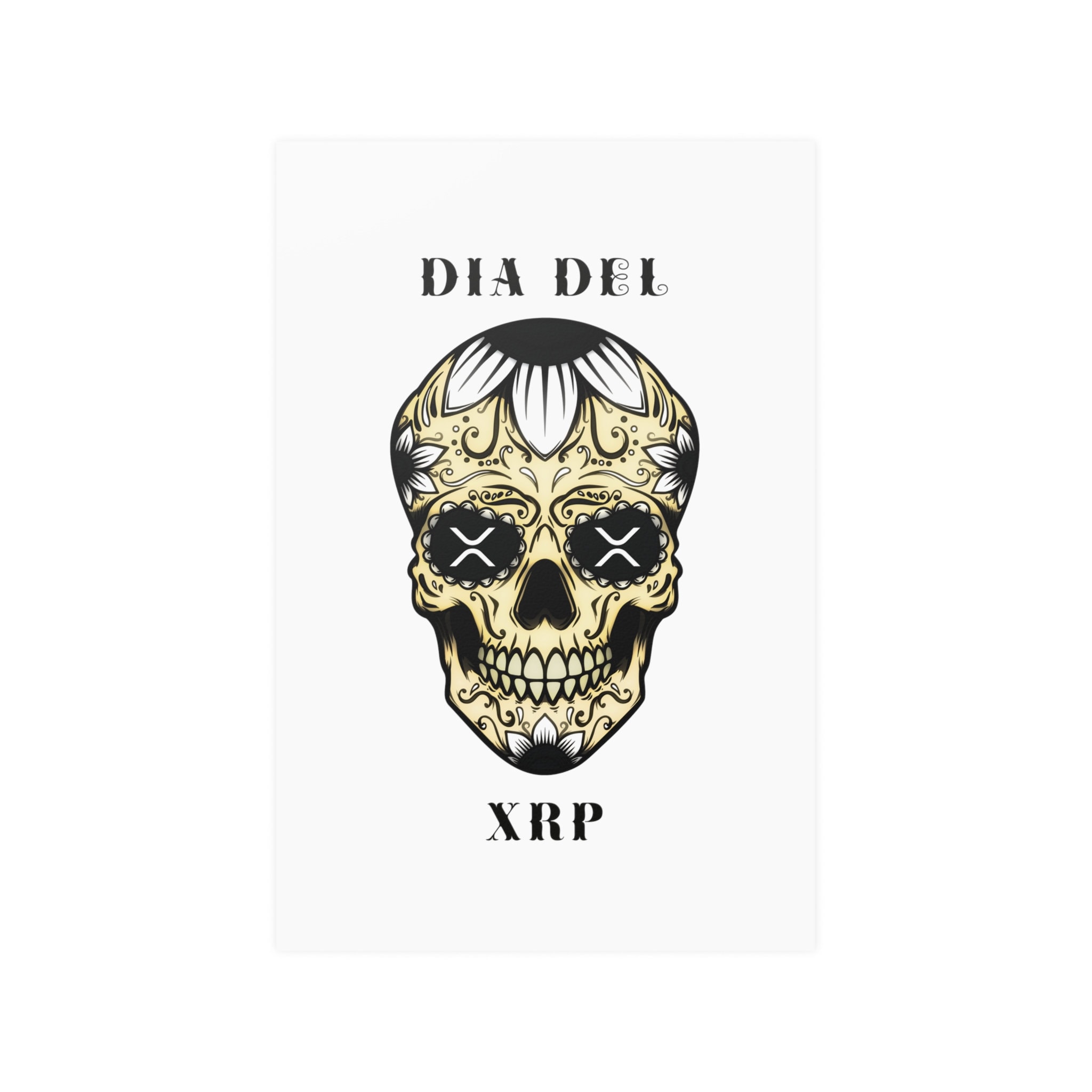 Dia Del XRP Cryptocurrency Satin Poster - Etsy