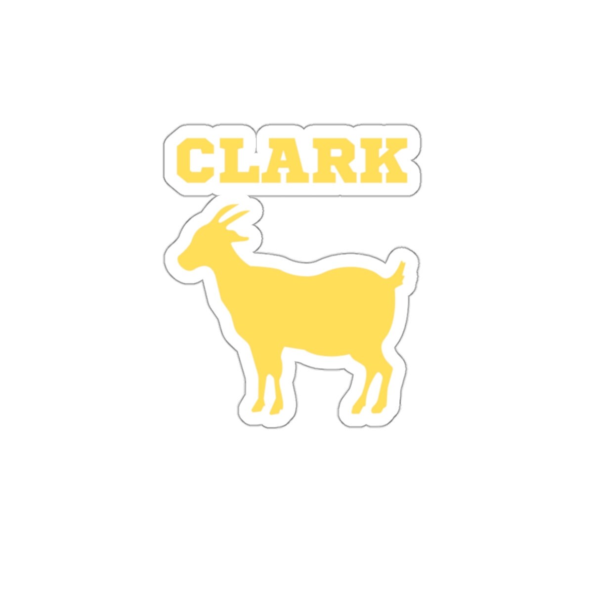 Caitlin Clark Basketball GOAT Sticker, Caitlin Clark Sticker