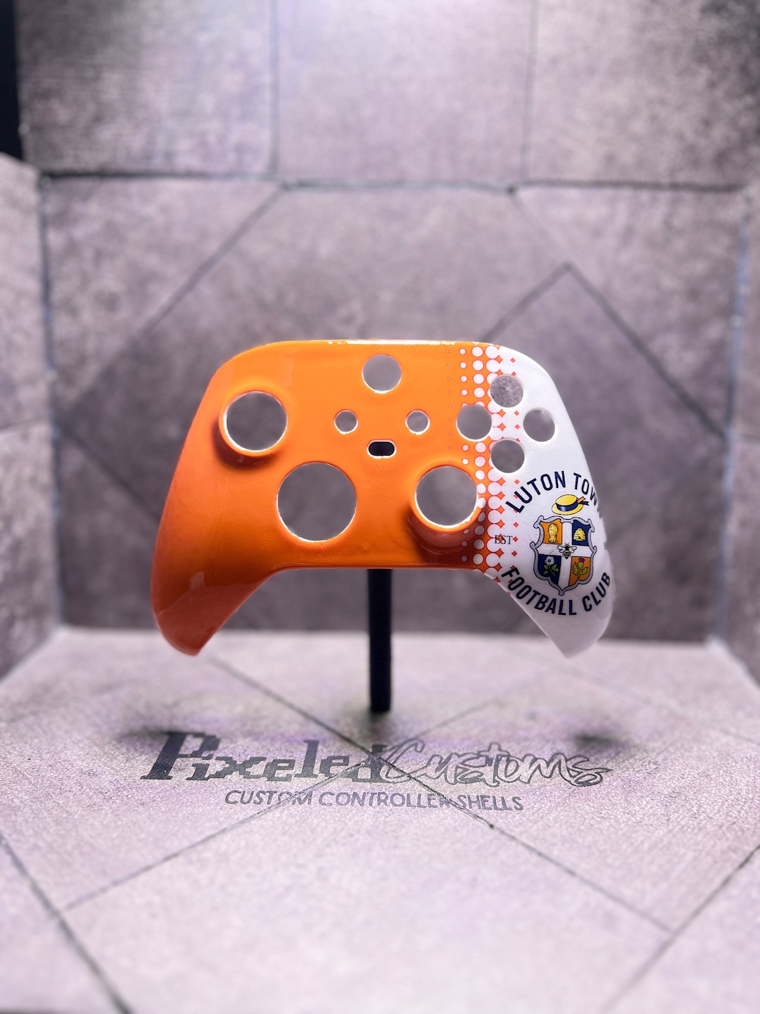 Luton Town Football Club Custom Controller Shell for Xbox S/X Front