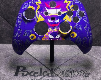 Gengar Evolution Custom  Controller Shell for Xbox S/X Front Housing Faceplate custom made
