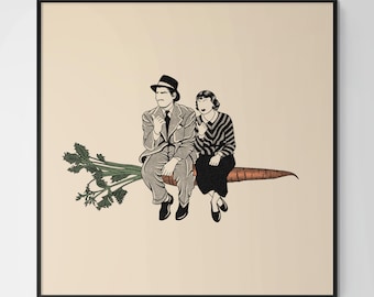 It Happened One Night | Hitchhiking | Print | In Color