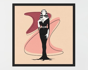 The Vampira | Print | Pink |