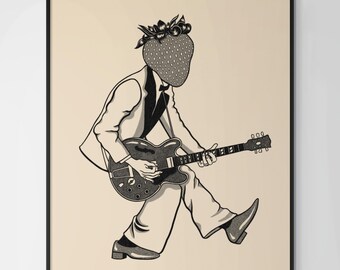 Chuck Berry | Duck Walk | Print