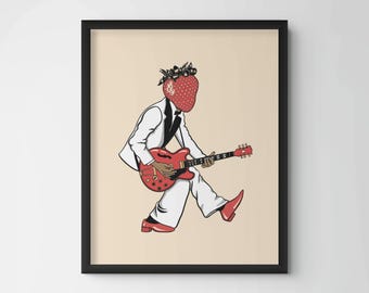 Chuck Berry | Duck Walk | Print | In Color