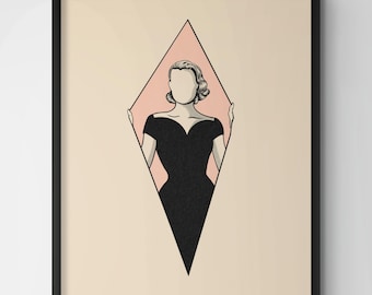 Grace Kelly | Minimalist | Print
