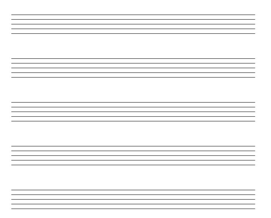 Blank Music Sheet | Blank Music Paper Printable | Instant Download