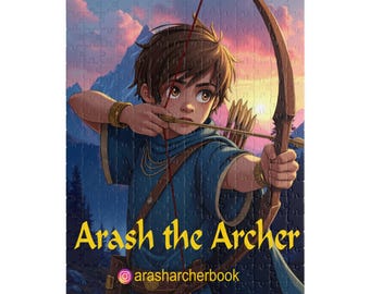 Puzzle, Arash the Archer 250-Piece Jigsaw Game for Kids, Teens, Adults - Birthday, Holiday, Graduation Gift, Challenging Family Activity
