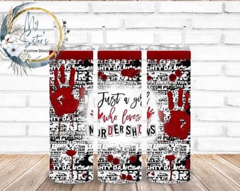 True Crime Tumbler: Personalized 20 oz Stainless Steel Gift