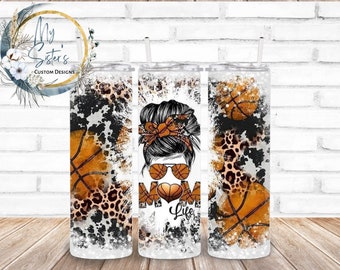 Basketball Mom Tumbler | Personalized 20 oz Stainless Steel Cup