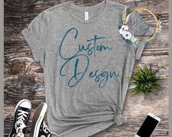 Custom Text Shirt: Personalized Cotton T-Shirt