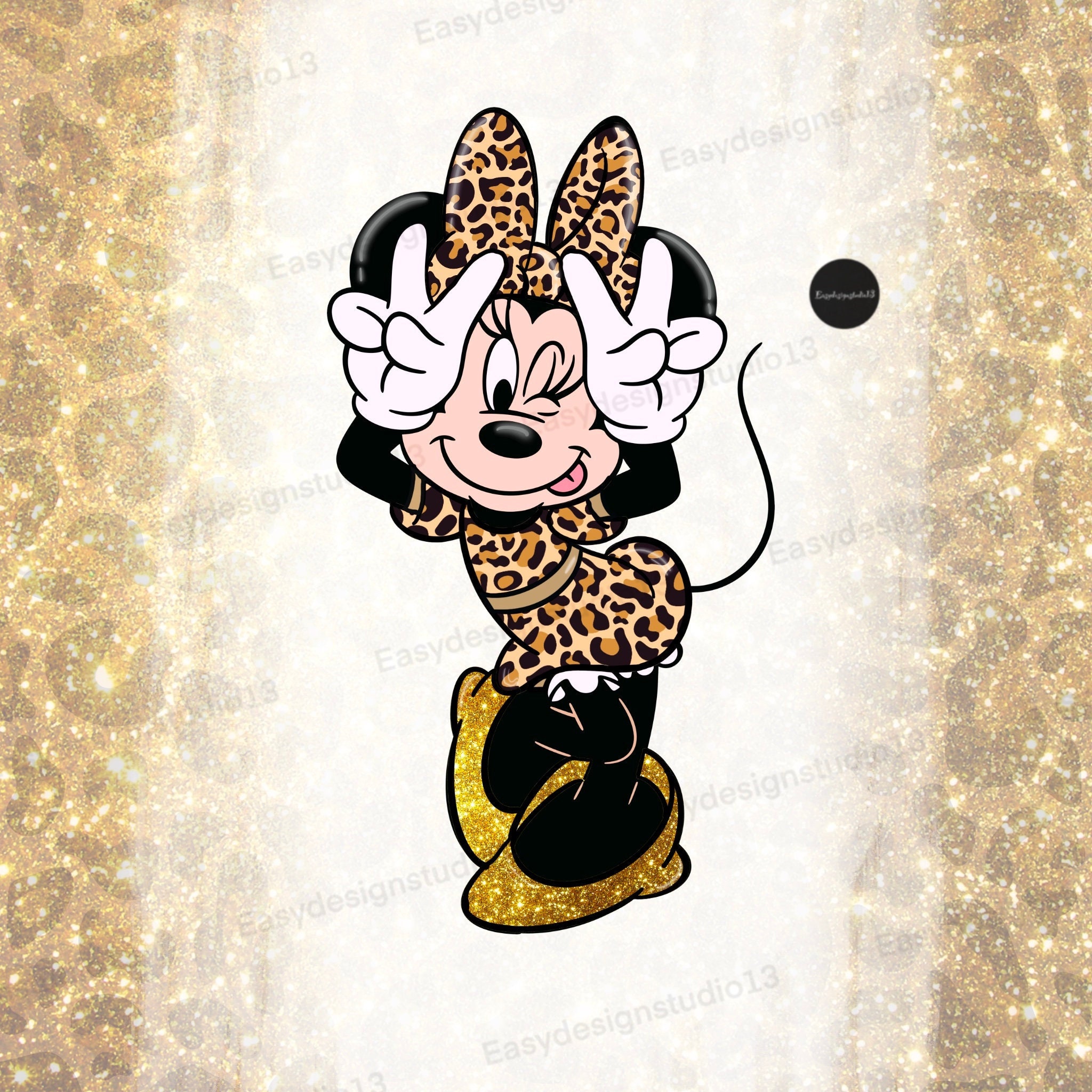 Minnie Mouse Designer Gucci Pattern SVG Sticker Cricut Cut File