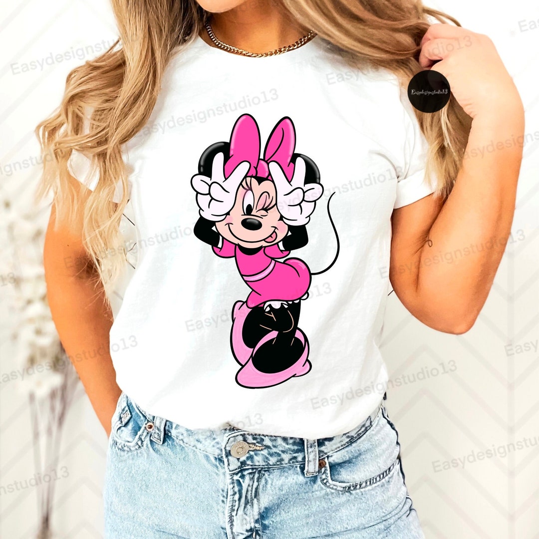 Minnie✌︎('ω'✌︎ )出品 Empowered Minnie Mouse White Dial Stainless Steel Bracelet FE6084