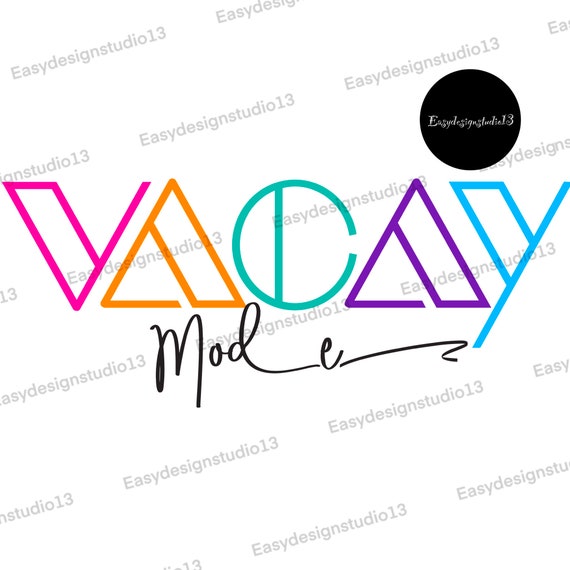 Vacay Mode PNG Vacation Sublimation Design Png Summer Png - Etsy