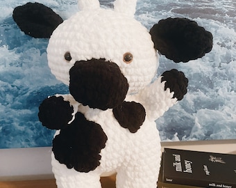Crochet Plush Cow