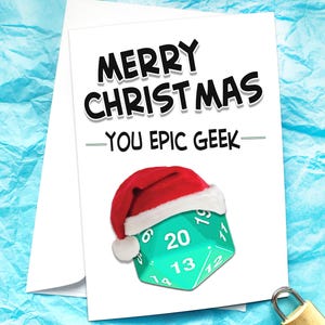 Dungeons and Dragons Lustige Weihnachtskarte KimWestARt