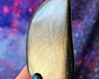 Or Sheen Obsidienne Palmstone 112g