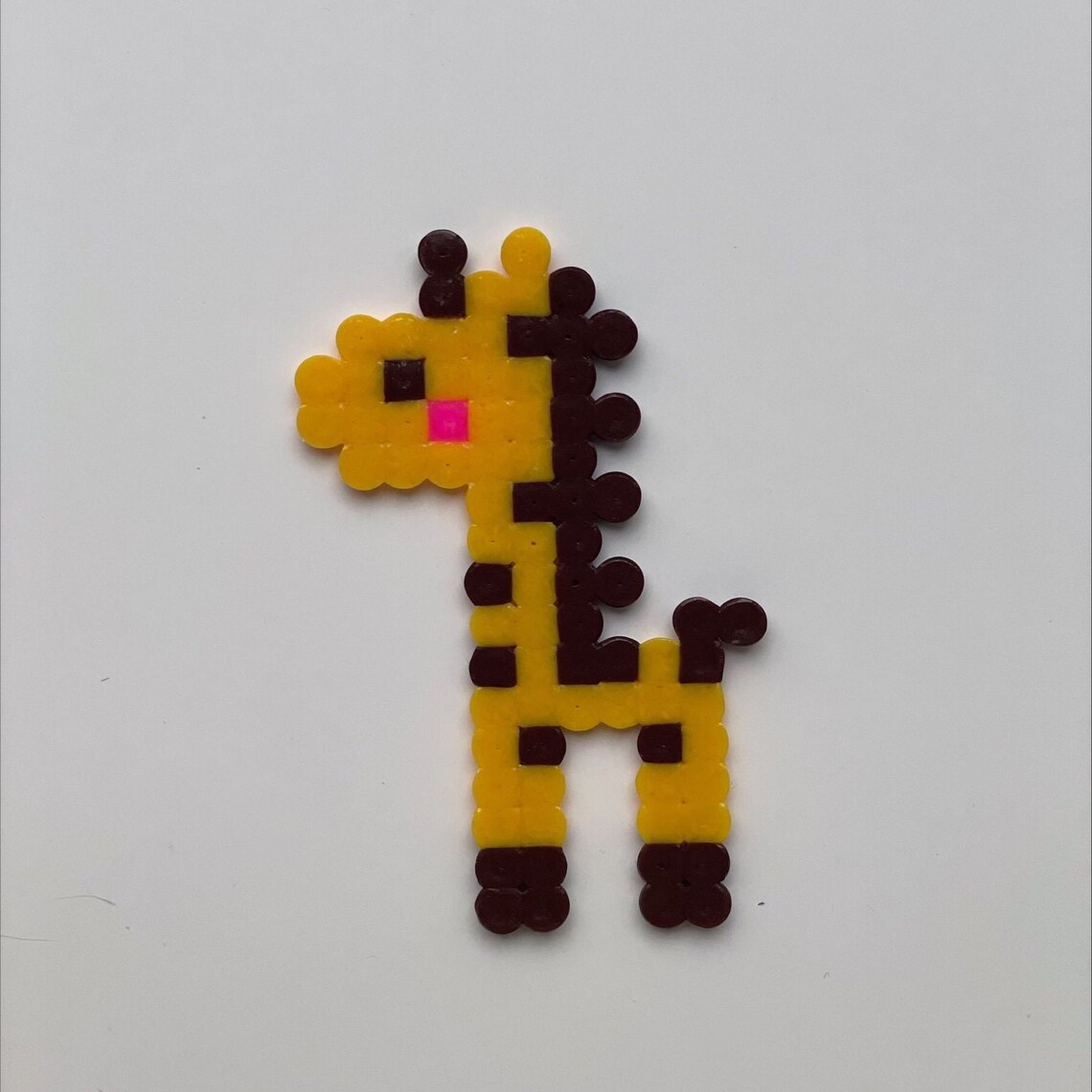 Perler Bead Giraffe Yellow African Animal Etsy