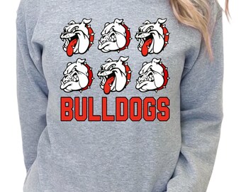 Bulldogs clipart png, sublimatie ontwerp (digitale download)
