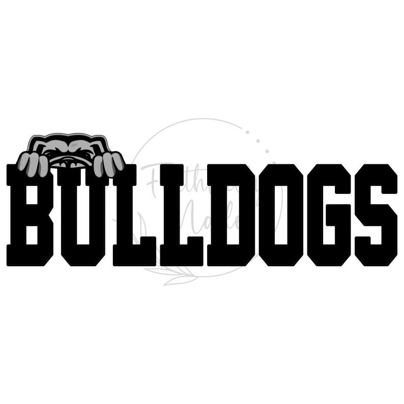 Bulldogs Lettering Bulldogs PNG, Sublimation Design (digital Download) - Etsy