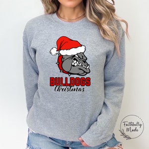 Bulldoggen Weihnachten PNG (nicht geschnittene Datei)