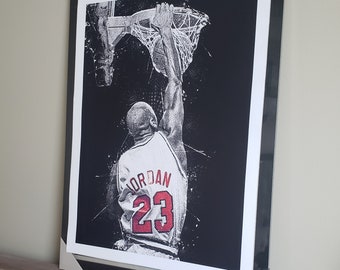 Kobe Bryant Basketball Star Portrait Painting Printed on Canvas Art Print  Posters (artwork -28,50x70cm) : : Home & Kitchen