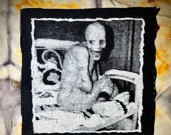 Russian sleep Study monster sew on punk patch