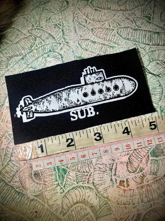 Sub double endendre kinky punk sew on patch.