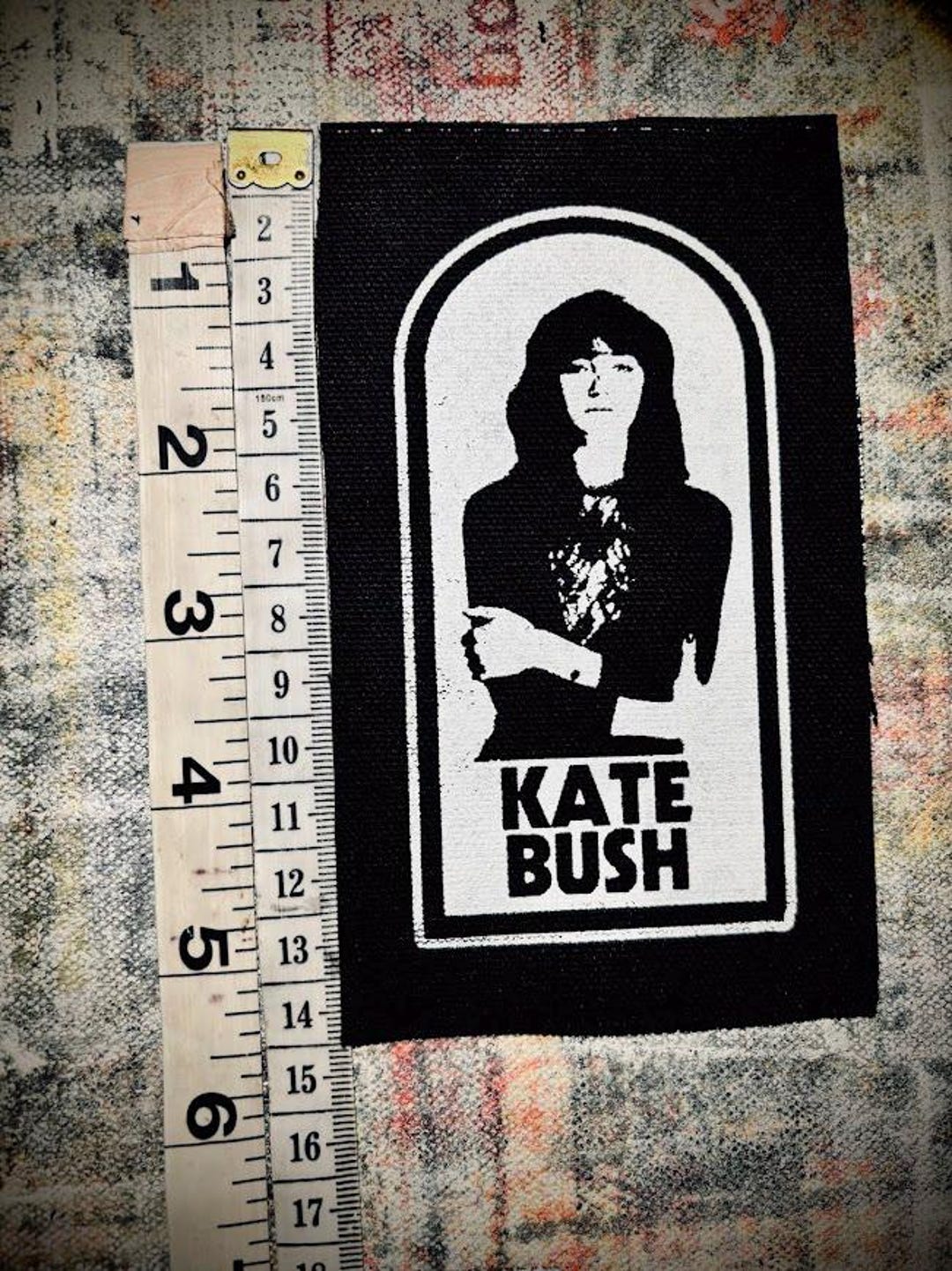 Kate Bush Sew on Retro Punk Patch. for Crusty Battle Vests, Pants and ...