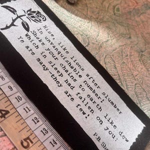 Het masker van anarchie gedicht punk patch herrijst als leeuwen na slaap afbeelding 6