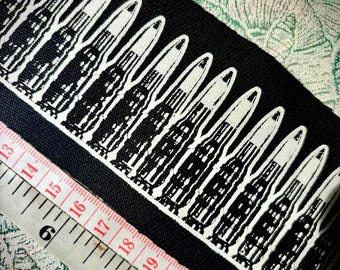 30 cm/12" kogelriem opnaaien punkpatch