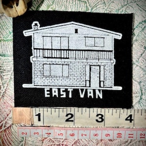 East Van, Vancouver special sew on punk patch
