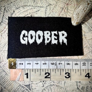 Lekker! kleine opnaaibare goobers met punkpatch