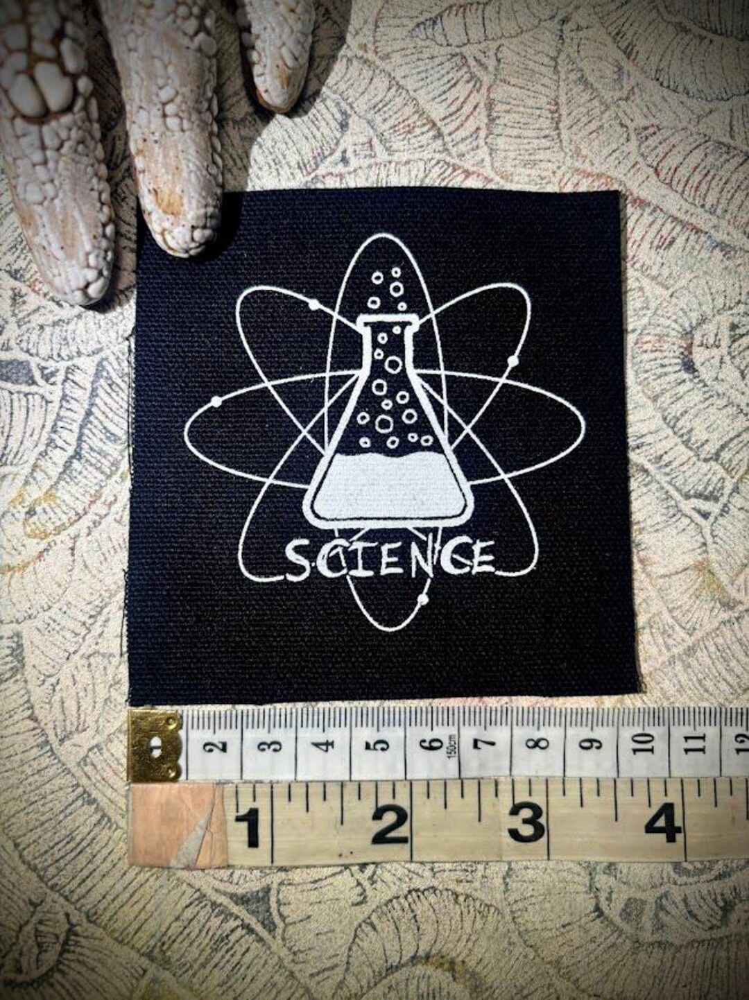 Science Background Color Punk Science! Sew on Punk Patch - Etsy