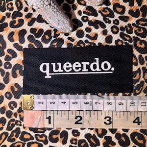 Piccola toppa punk da cucire Queerdo