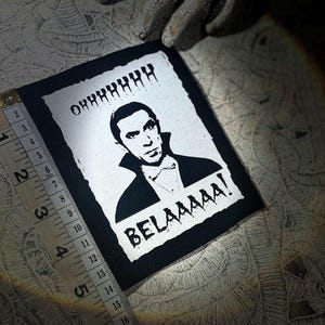 OHHHHH Bela! Bela Lugosi x Bauhaus gothpunk opnaaiende patch