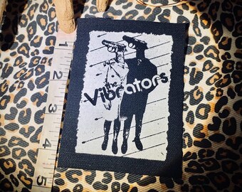 The Vibrators sew on punk patch