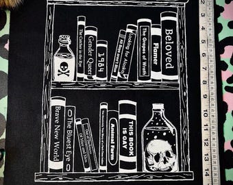 Read Banned Books | back patch | punk patch