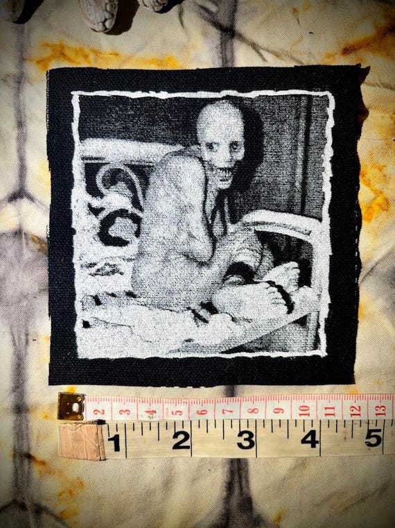 Russian sleep Study monster sew on punk patch
