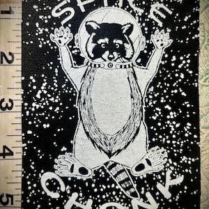 Space Chonk! sew on punk patch