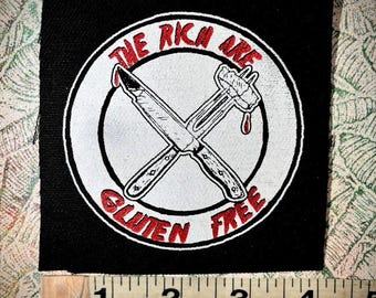 I ricchi sono senza glutine, cuciono una toppa punk