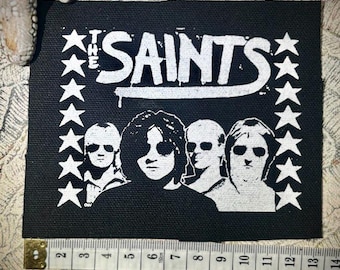 The Saints sew on patch, classic Australian punk rock