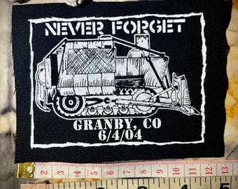 Killdozer, Never forget sew on punk patch